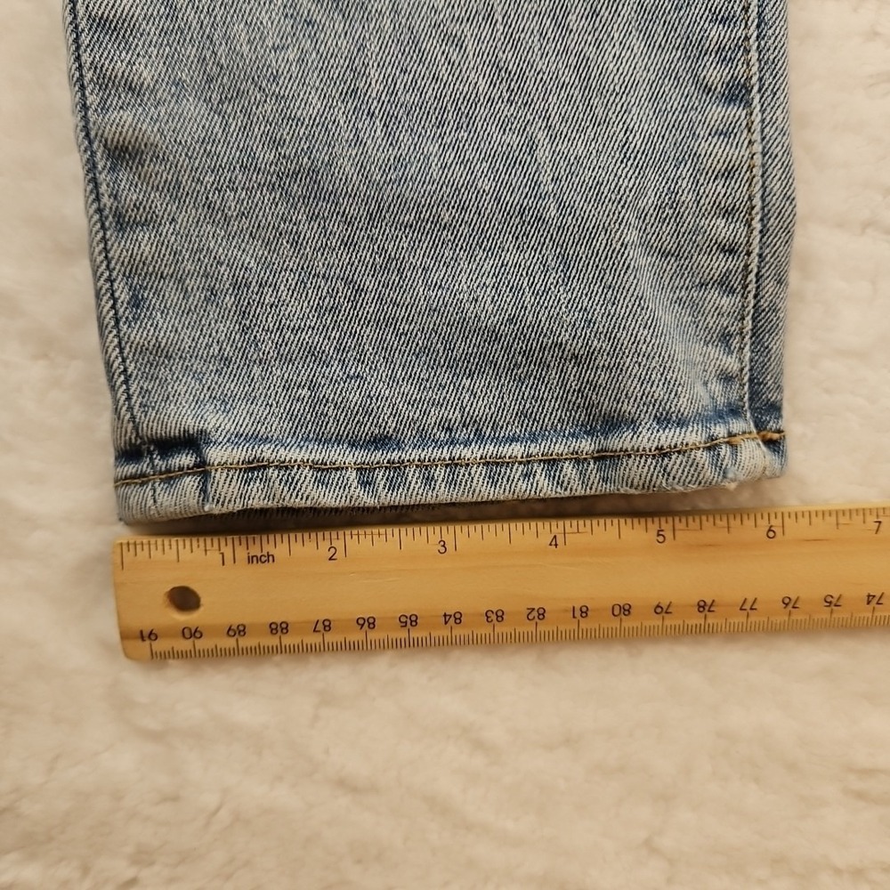 BLDWN Baldwin Light Wash Faded Streetwear Lucca Modern Skinny Leg Jeans Sz 32x34 - Picture 8 of 11